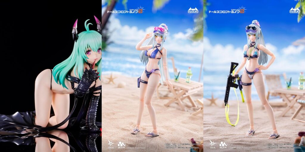 「ToLoveるーとらぶるーダークネス」 ルン・エルシ・ジュエリア ダークネスVer. リニューアルパッケージ版／PJ-02 クルカイ 蒼き軌跡Ver. オプション水着セットB 1/12 完成品オプションパーツ　【ほか1点】