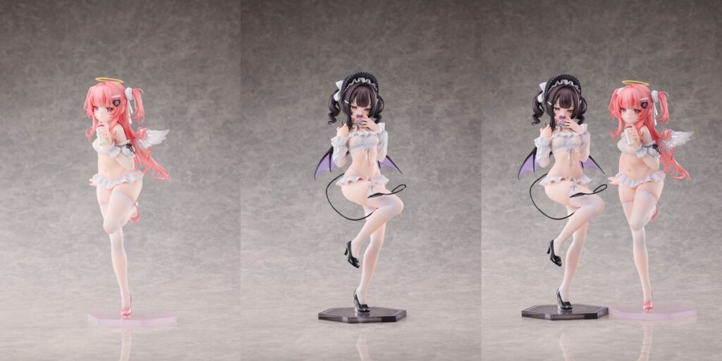 愛夢 Illustrated by RIKO 1/6 完成品フィギュア／紫乃 Illustrated by RIKO 1/6 完成品フィギュア　【ほか1点】