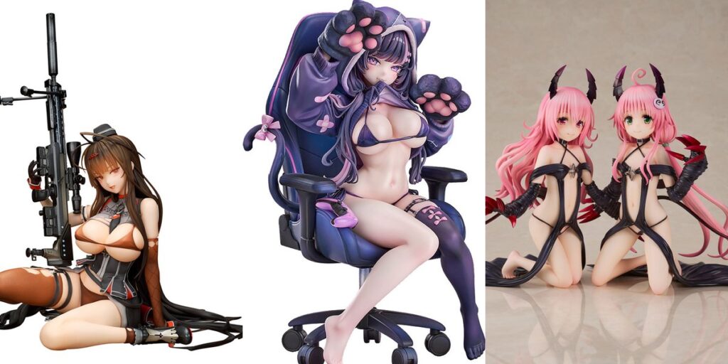ドールズフロントライン Gd DSR-50 重傷版 1/7 完成品フィギュア／カットオリジナルイラスト 黒沼まゆ 1/7 完成品フィギュア　【ほか1点】