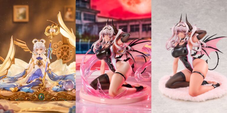 Vsinger 洛天依 八音奇響 ver. 1/7完成品フィギュア／レヴィアさん サキュバス学園水泳部 1/6 完成品フィギュア 豪華版　【ほか1点】