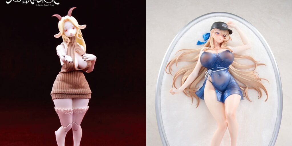 魅獣の果実 No.003 オリビア 1/12 アクションフィギュア／ブラウンダスト2 ウィルヘルミナ ウォーターパークの女王 ver. 1/7 完成品フィギュア