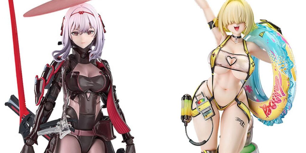 Hyper Body 勝利の女神：NIKKE 紅蓮：ブラックシャドウ 可動フィギュア／勝利の女神：NIKKE エレグ：ブーム・アンド・ショック 完成品フィギュア