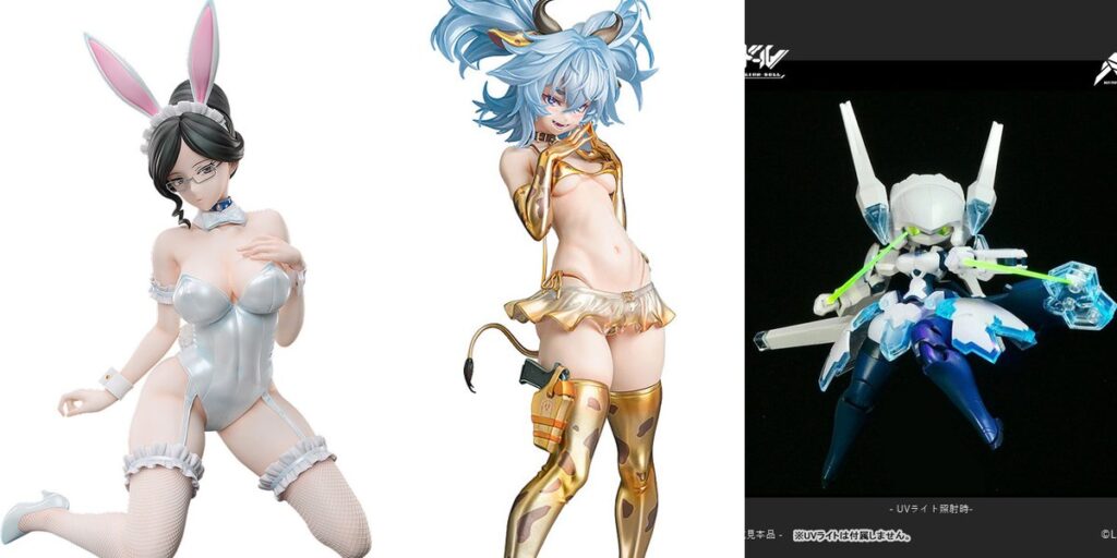 オーバーロード ユリ・アルファ バニーVer. 1/4 完成品フィギュア／ドールズフロントライン PA-15 金の牛ビキニVer. 1/6 完成品フィギュア　【ほか1点】