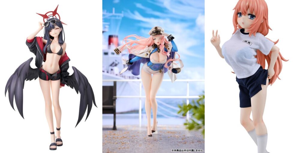 ブルーアーカイブ イチカ(水着) 1/7 完成品フィギュア／ブラウンダスト2 海軍隊長 シルヴィア 1/6 完成品フィギュア　【ほか1点】