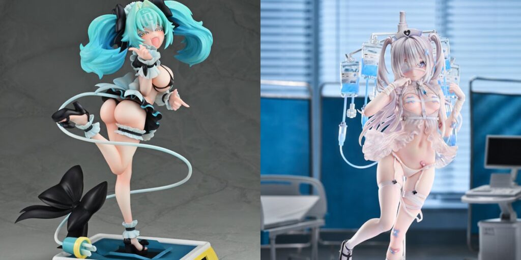 「麻雀ファイトガール」G-14 イヨ ローシャンテメイド 夏ver. 1/7 完成品フィギュア／椎野みくろ ナースVer. 通常版 Illustrated by ましろしき 1/6 完成品フィギュア