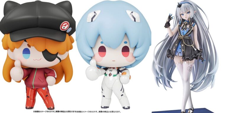 Good ヱヴァンゲリヲン新劇場版 式波・アスカ・ラングレー ジャージVer. 完成品フィギュア／Good ヱヴァンゲリヲン新劇場版 綾波レイ 完成品フィギュア　【ほか1点】