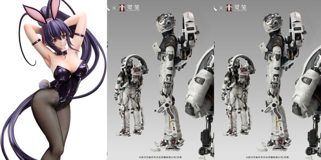 ハイスクールD×D HERO 姫島朱乃 バニーVer. 1/3 完成品フィギュア／霊篭：INCARNATION 白月魁 雨燕号船外戦闘服Ver. 1/6 完成品フィギュア 豪華版　【ほか1点】