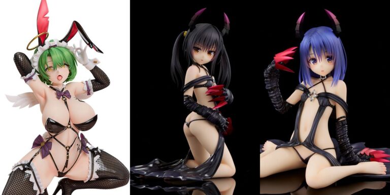 シノビマスター 閃乱カグラ NEW LINK 日影 バニーVer. 1/4 完成品フィギュア／ToLoveる-とらぶる-ダークネスシリーズ 古手川唯～fillette ver.～ 完成品フィギュア　【ほか1点】
