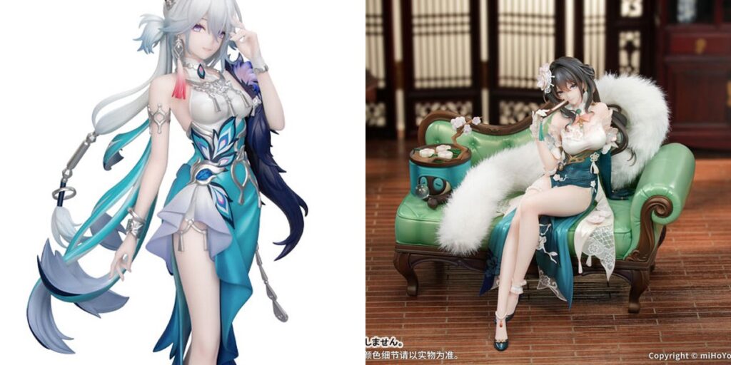 崩壊：スターレイル Gift+ 爻光 1/8 完成品フィギュア／崩壊：スターレイル ルアン・メェイ 紙上に咲く雪梅Ver. 1/7 完成品フィギュア