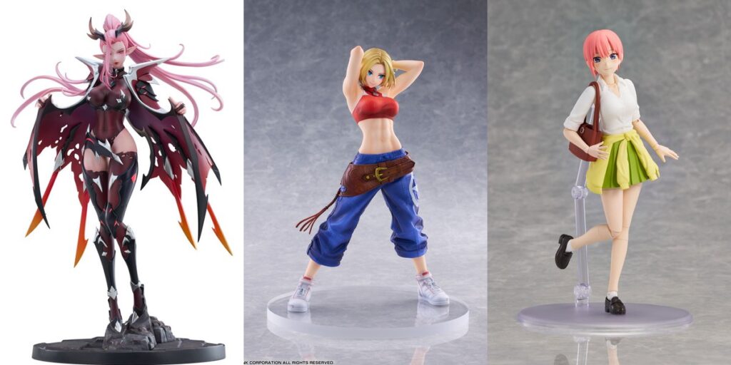竜姫士 ヘスリオン 1/7 完成品フィギュア／Fighting Girls Collection THE KING OF FIGHTERS XV ブルー・マリー 1/7 完成品フィギュア　【ほか1点】