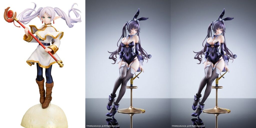 葬送のフリーレン フリーレン ～対アウラ戦～ 1/7 完成品フィギュア／Posa Bunny Ver. illustration by ye_jji 1/6 完成品フィギュア　【ほか1点】