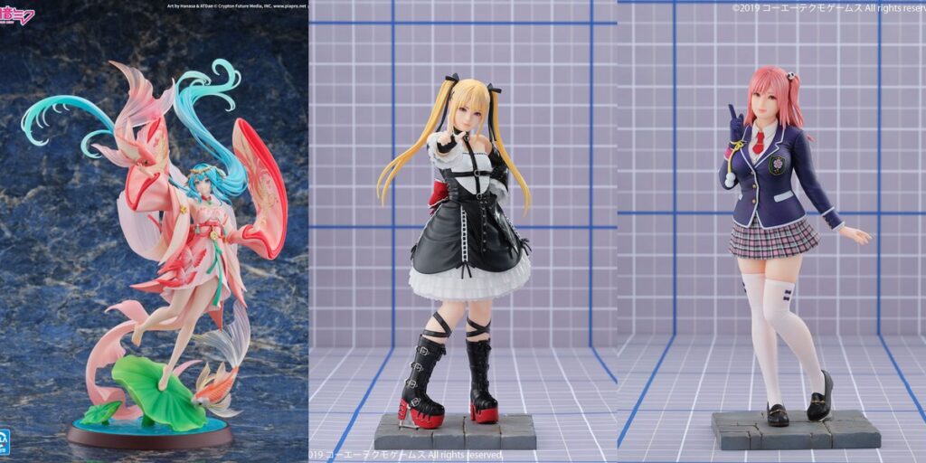 初音ミク 金魚Ver. 1/7 完成品フィギュア／『DEAD OR ALIVE 6』マリー・ローズ 1/7 完成品フィギュア　【ほか1点】