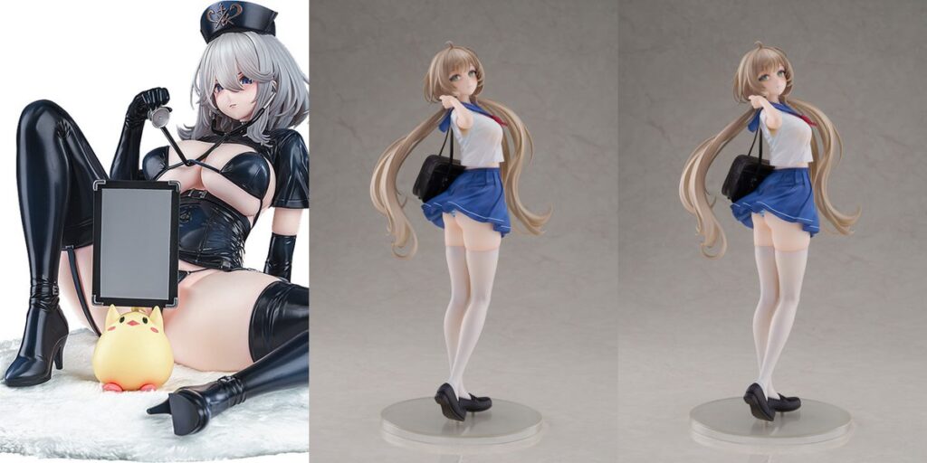 アズールレーン ワシントン 真夜中ラウンド 1/6 完成品フィギュア／恋恋 -櫻- モモコ 制服ver. 1/6 完成品フィギュア　【ほか1点】