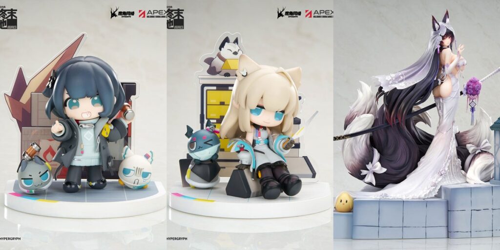 Cutiesシリーズ アークナイツ：エンドフィールド 管理人(女) 完成品フィギュア／Cutiesシリーズ アークナイツ：エンドフィールド ペリカ 完成品フィギュア　【ほか1点】