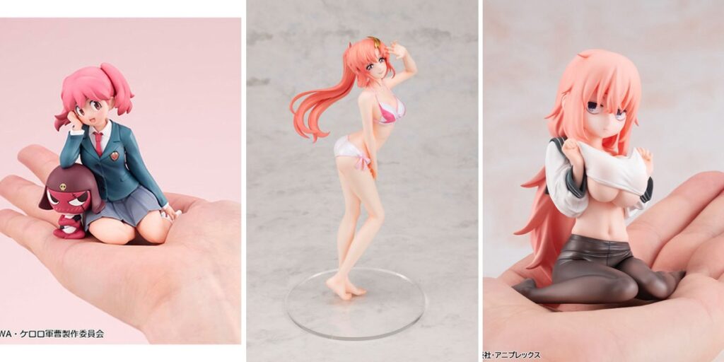 Melty Princess アニメ『ケロロ軍曹☆』 てのひら夏美＆ギロロ 完成品フィギュア／Lucreaらいと 機動戦士ガンダムSEED FREEDOM ラクス・クライン 水着Ver. 完成品フィギュア　【ほか1点】