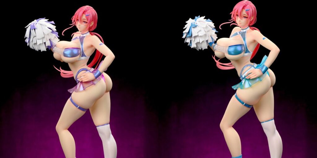 Molly(モリー)のお着替えタイム アイリス チアリーダーVer. 1/4スケール塗装済完成品フィギュア C／Molly(モリー)のお着替えタイム アイリス チアリーダーVer. 1/4スケール塗装済完成品フィギュア A