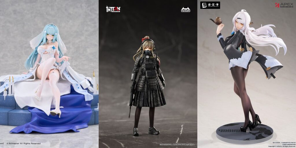 ドールズフロントライン2：エクシリウム 『クルカイ - 紺星の願い』 1/7 完成品フィギュア／pocket art PA014 金吾前衛 1/12 アクションフィギュア　【ほか1点】