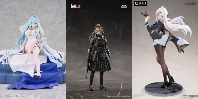 ドールズフロントライン2：エクシリウム 『クルカイ – 紺星の願い』 1/7 完成品フィギュア／pocket art PA014 金吾前衛 1/12 アクションフィギュア　【ほか1点】