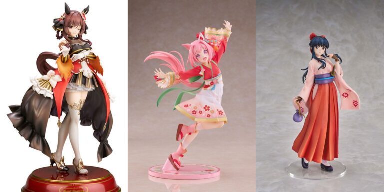 ウマ娘 プリティーダービー ジェンティルドンナ 1/7 完成品フィギュア／ウマ娘 プリティーダービー ハルウララ [初うらら♪さくさくら]Ver. 1/7 完成品フィギュア　【ほか1点】