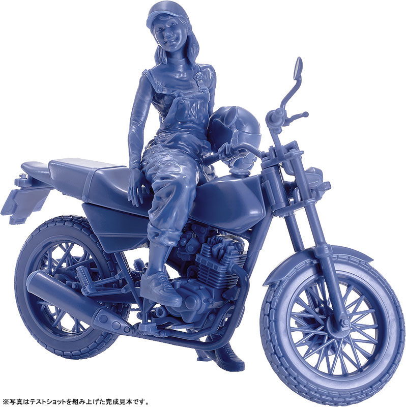 PLAMAX MF-103 Rider’s portrait Honda FTR 223 ブルー 1/20 プラモデル